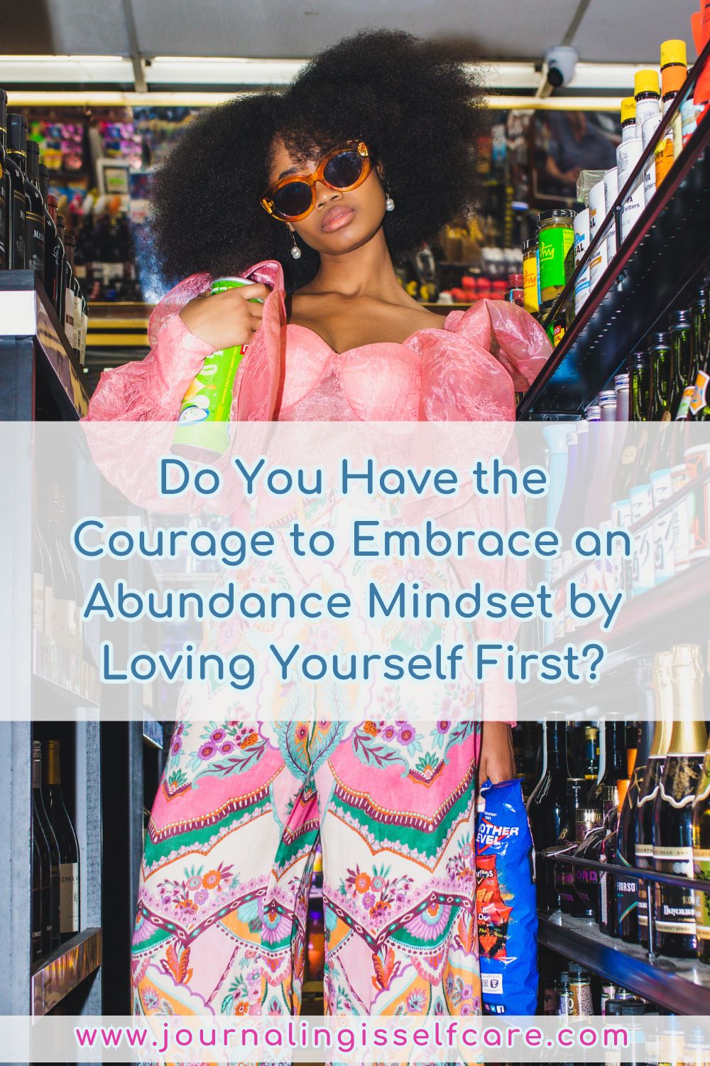 cover image confident woman inspiring loving yourself and cultivating an abundance mindset