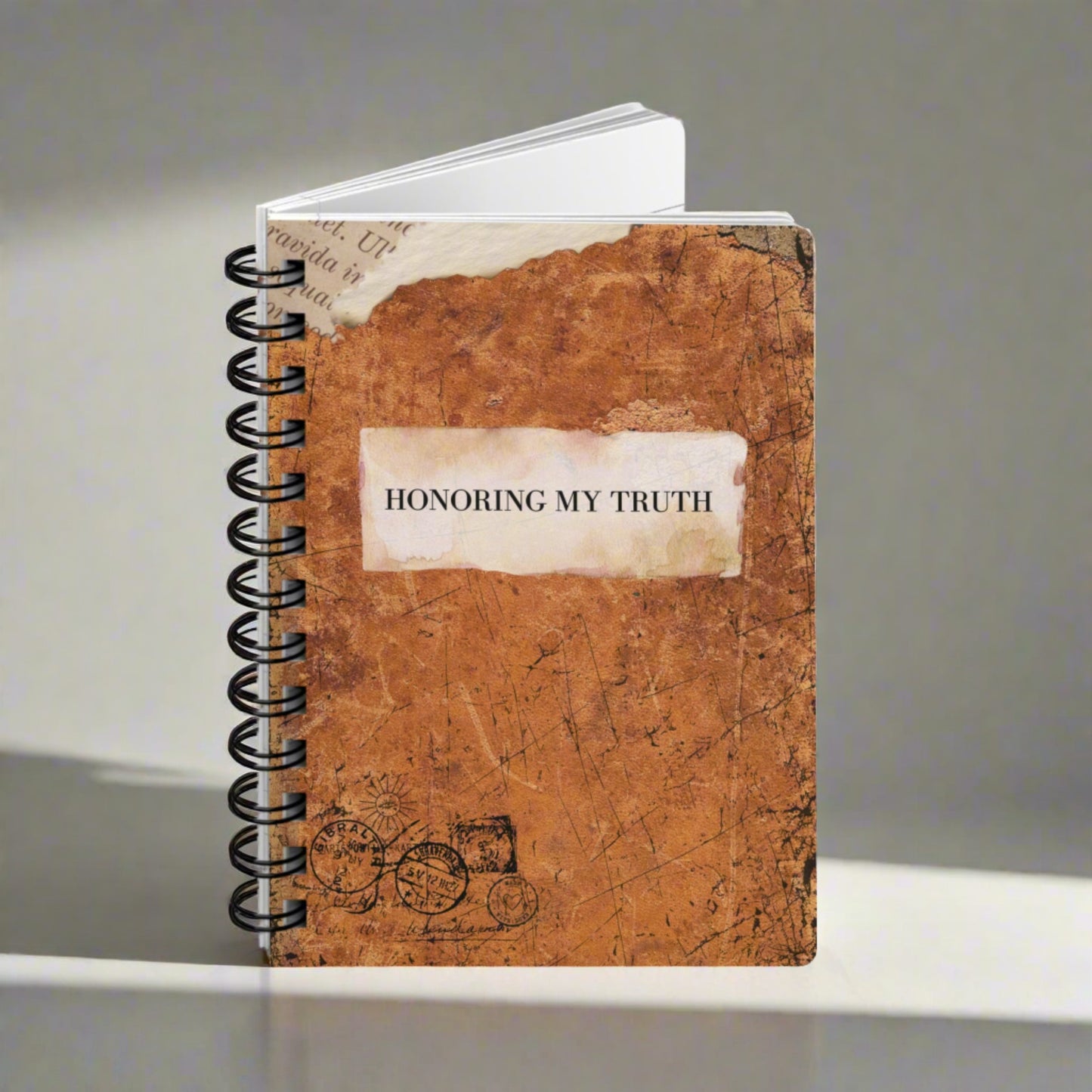 ‘Honoring My Truth’ Journal for Self-Love with Vintage Aesthetic