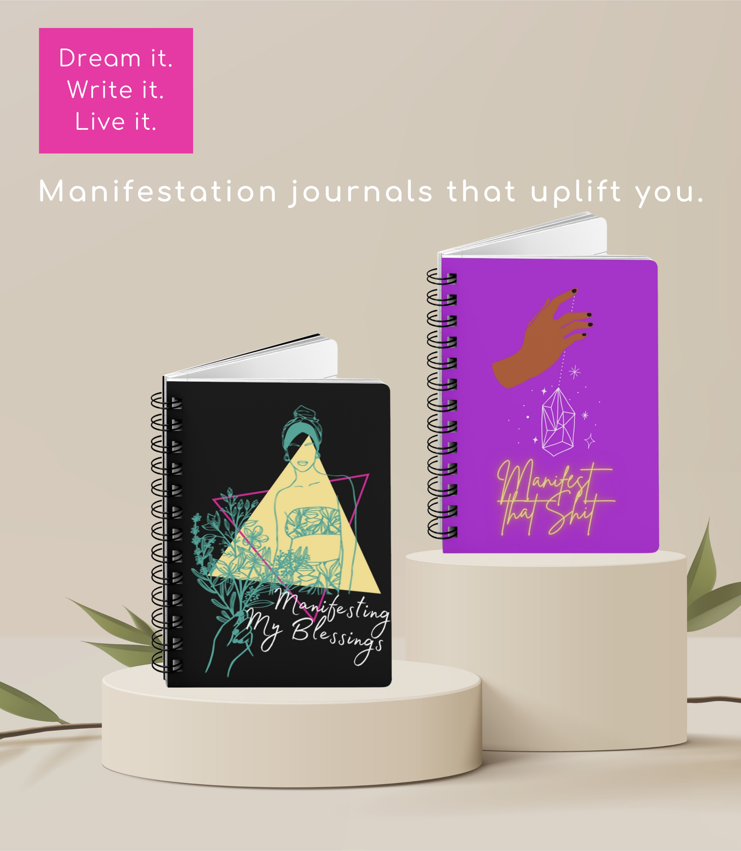 "Manifesting My Blessings" Daily Affirmation Journal