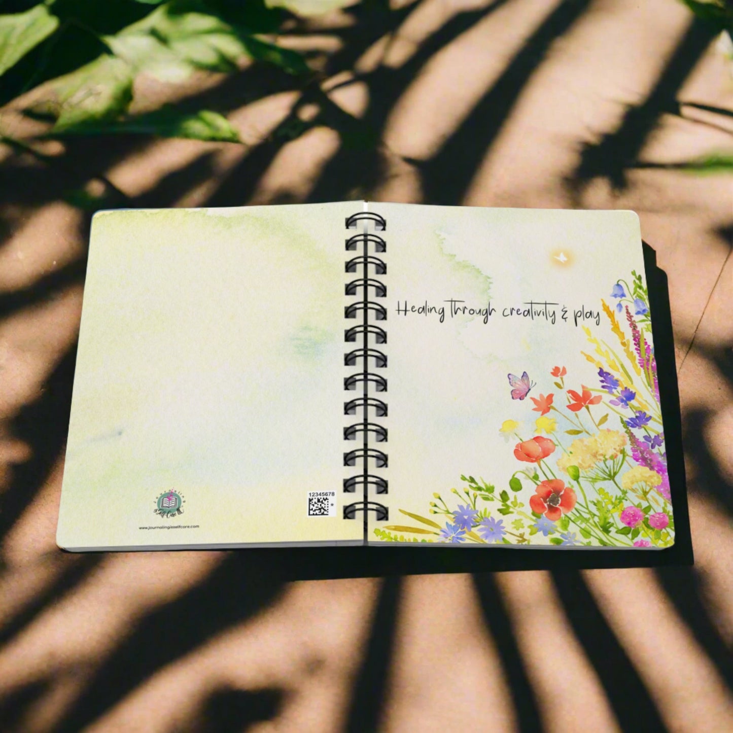 Floral Watercolor Journal for Creativity and Healing