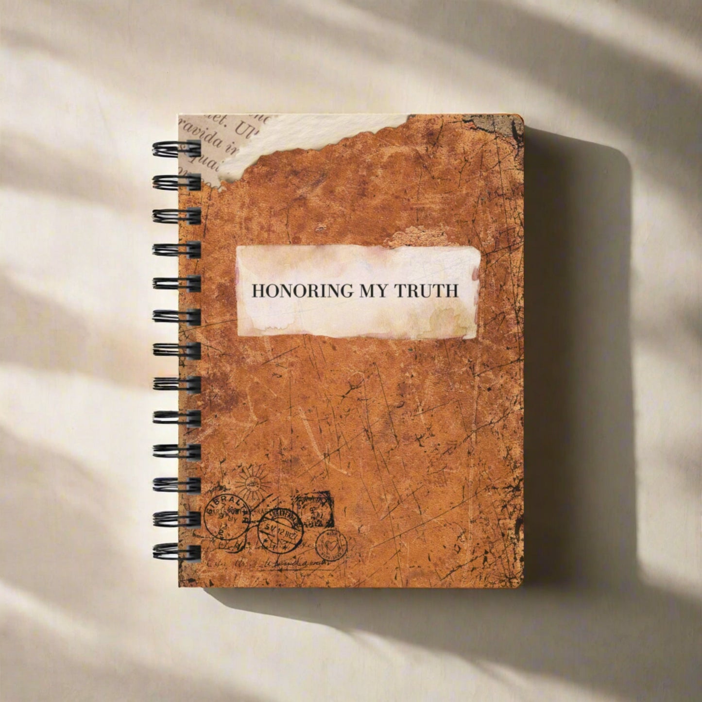 ‘Honoring My Truth’ Journal for Self-Love with Vintage Aesthetic