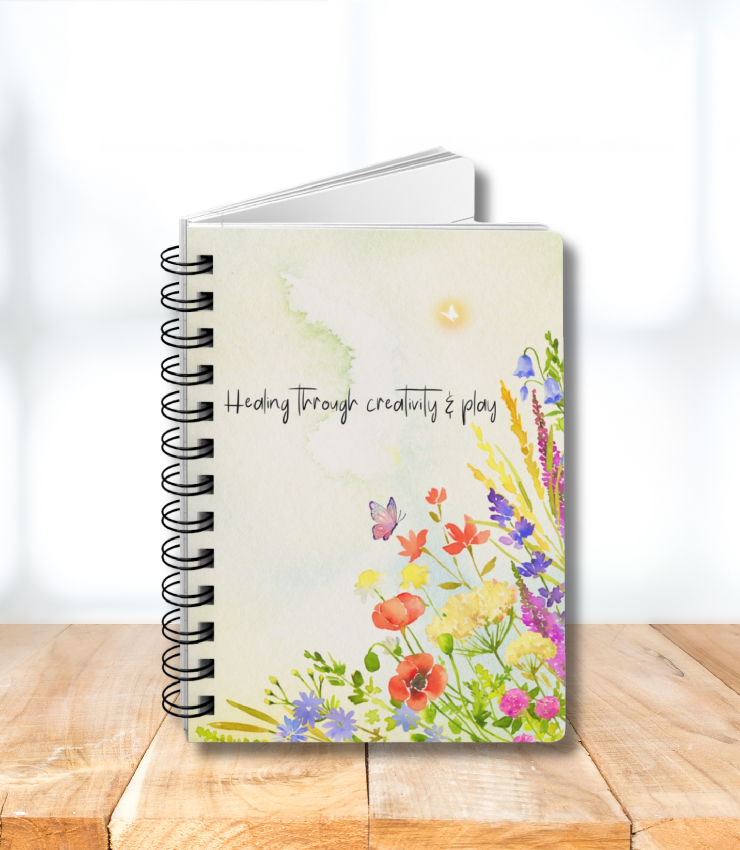 Floral Watercolor Journal for Creativity and Healing